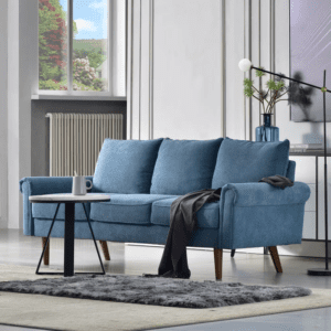 Al-Azraq-Feather-Blue-3-Seater-Sofa