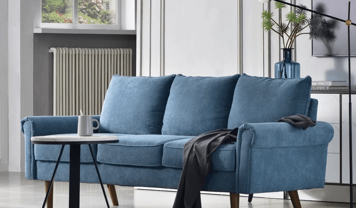 Al-Azraq-Feather-Blue-3-Seater-Sofa