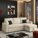 Ashour 3 Seater Corner Sofa Cum Bed