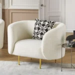 Shakour Round Boucle Armchair