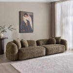 Bilal 4-Seater Fabric Sofa