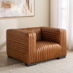 Khayr Leather Armchair