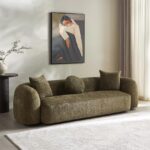 Moaz 3-Seater Fabric Sofa